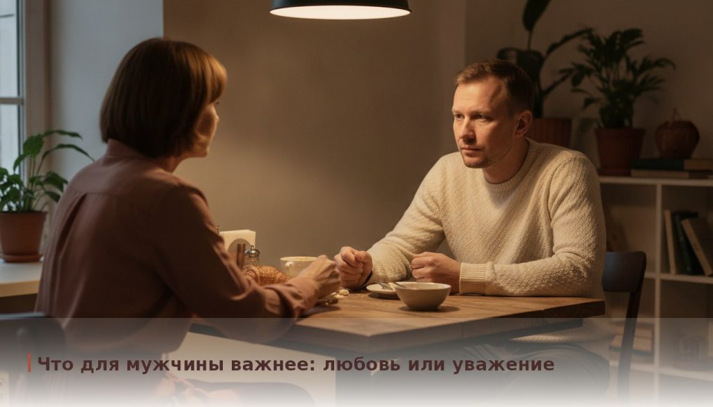 Что важнее для мужчины: любовь или уважение