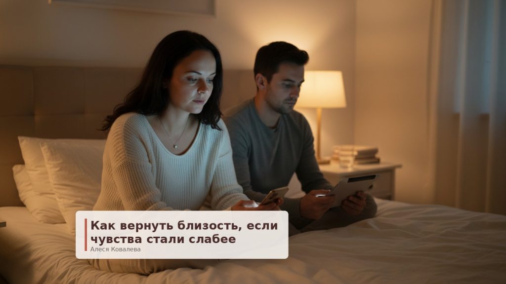 Чувства стали тише: как снова найти ту самую близость