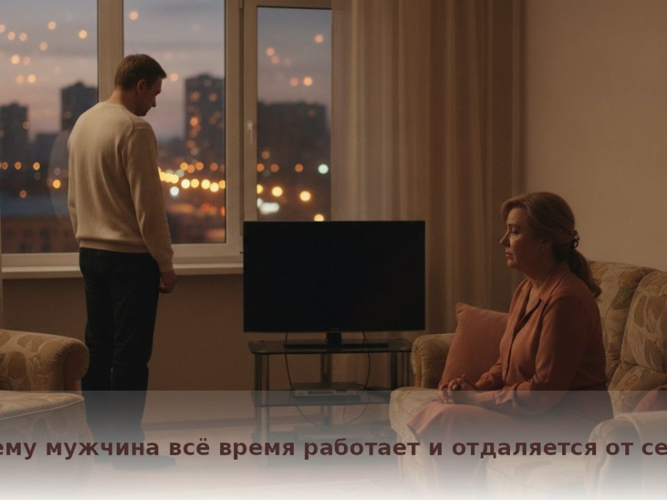 Муж живет работой: как вернуть близость, когда между вами стена