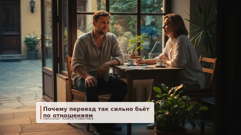 Переезд и близость: почему смена места жительства становится испытанием для любви