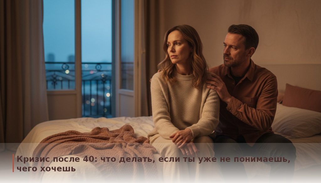 Кризис после 40: как перестать жить «на автомате» и вернуть вкус к близости