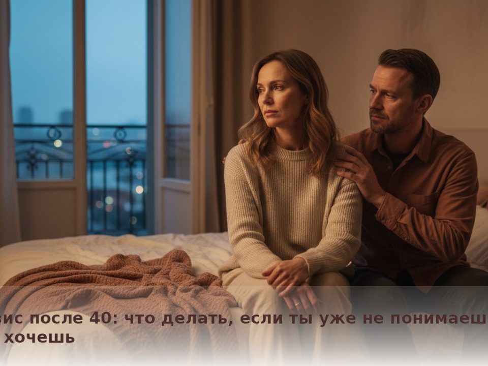 Кризис после 40: как перестать жить «на автомате» и вернуть вкус к близости