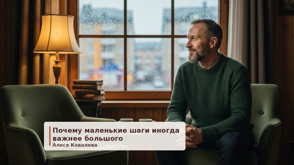 Почему большие перемены в отношениях начинаются с маленьких шагов