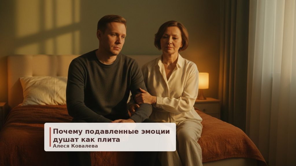 Когда внутри будто плита: почему невысказанные эмоции лишают нас близости