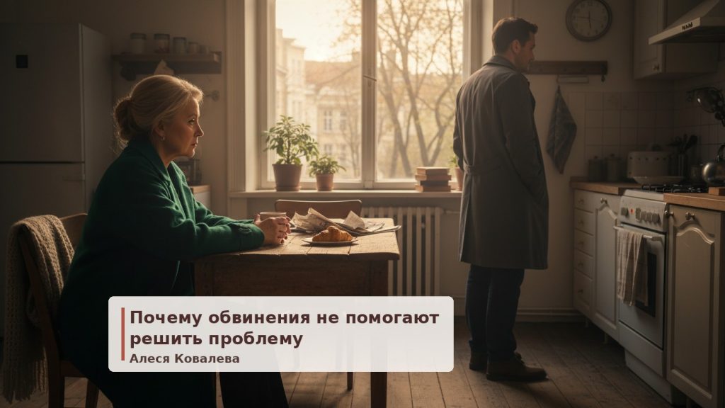 Почему упреки отдаляют: как перестать обвинять и начать слышать друг друга