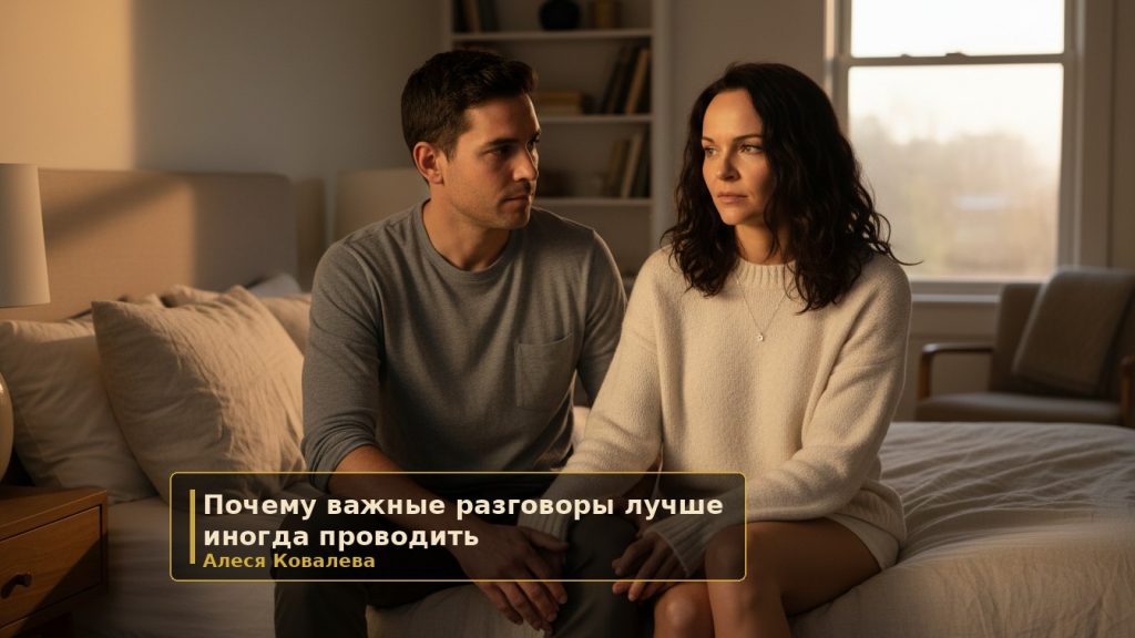 Почему важные разговоры лучше иногда проводить без детей