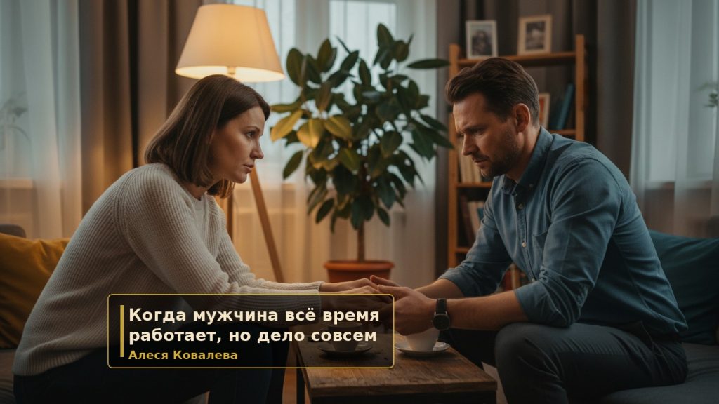 Когда мужчина всё время работает, но дело совсем не в работе
