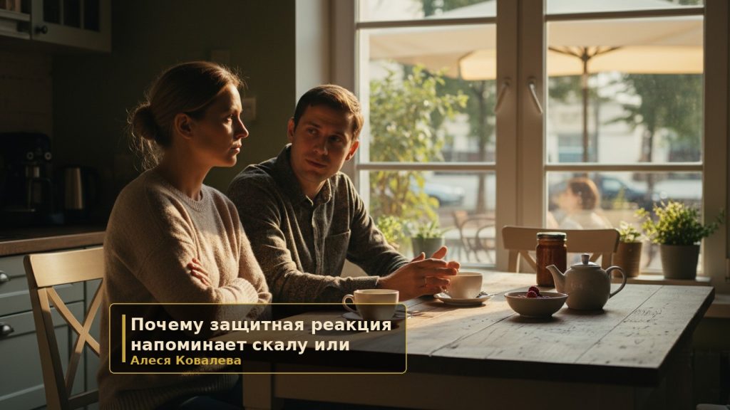 Почему защитная реакция напоминает скалу или ёжика