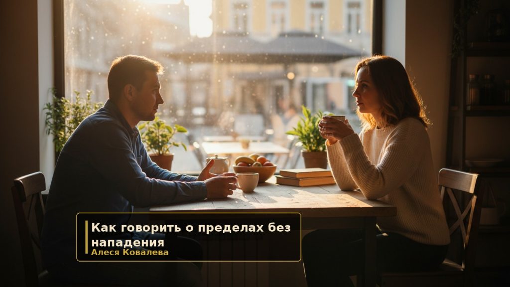 Как говорить о пределах без нападения