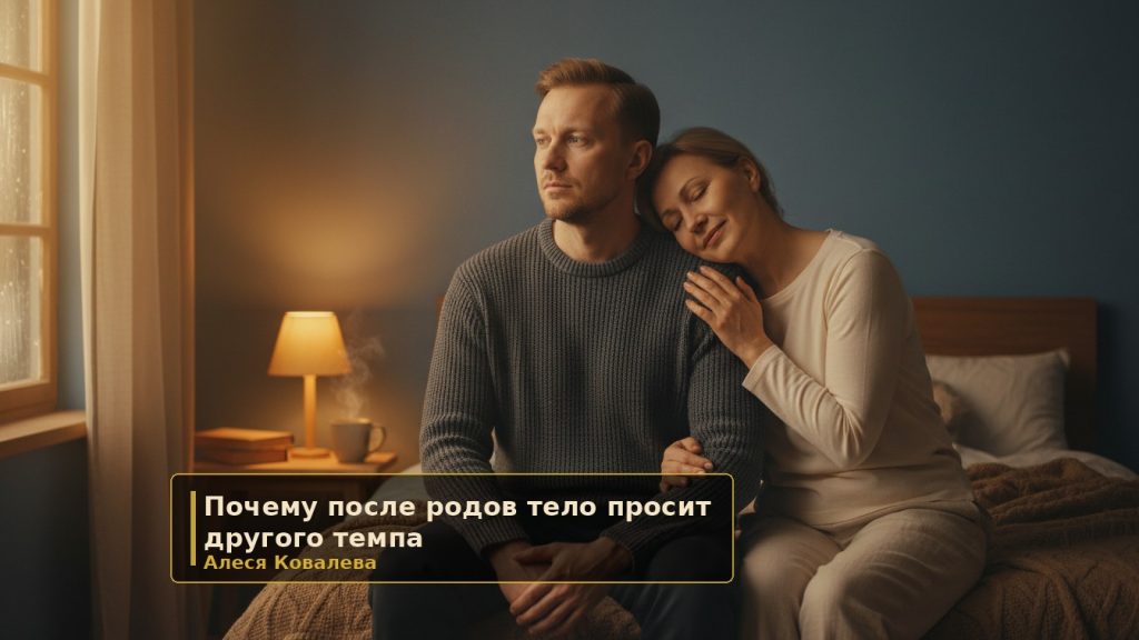 Почему после родов тело просит другого темпа близости