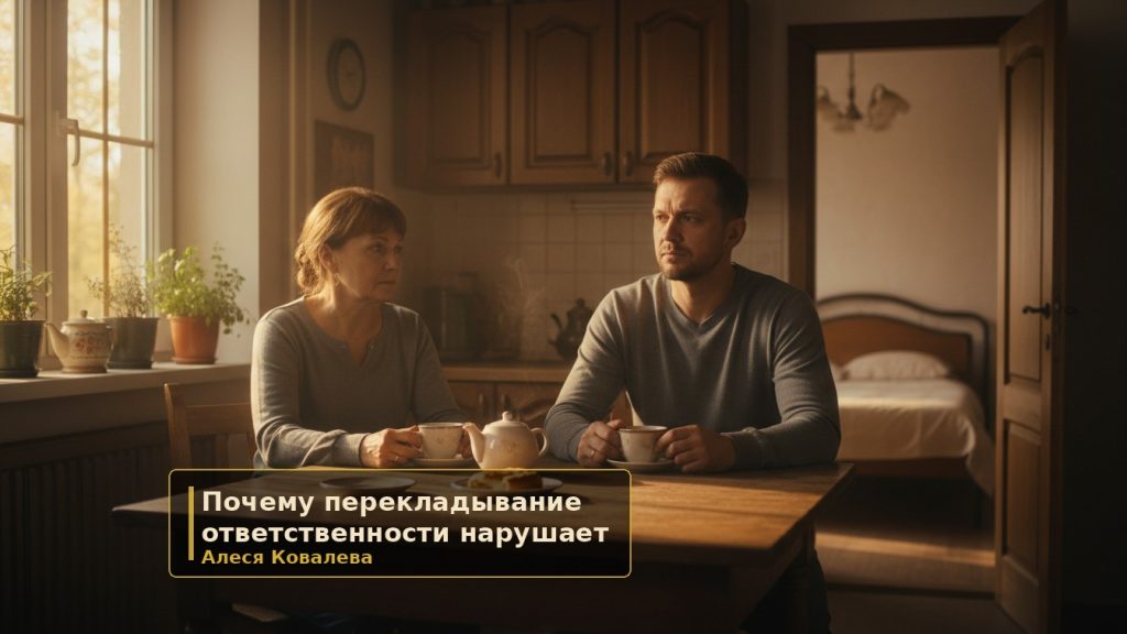 Когда партнер не берет на себя: почему перекладывание ответственности разрушает близость