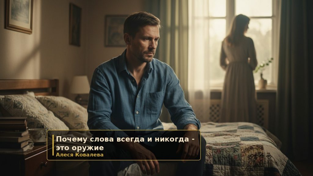 «Ты всегда» и «ты никогда»: почему эти слова ранят близость