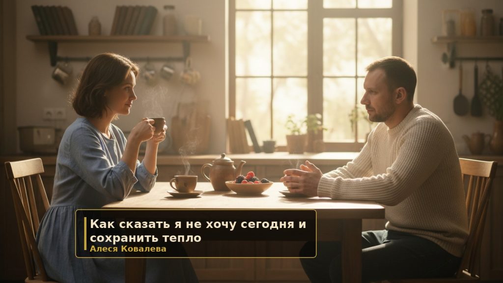 Как сказать «я не хочу сегодня»: сохранить близость без вины и обиды