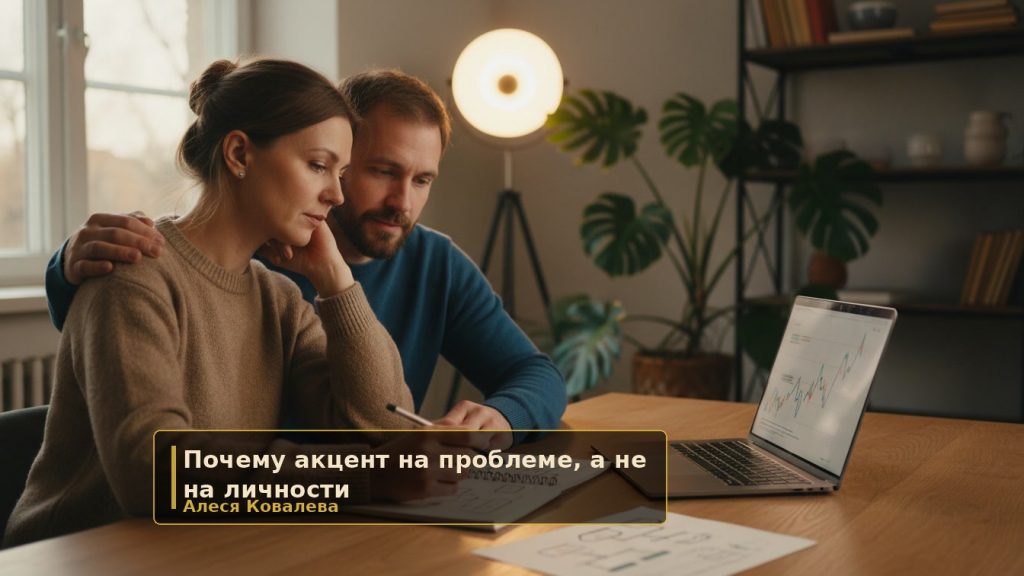 Проблема или человек: как говорить о трудностях, не разрушая близость