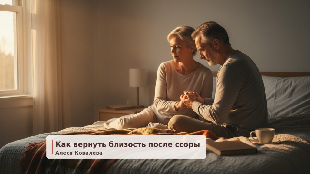 Между нами стена: как вернуть тепло и близость после ссоры