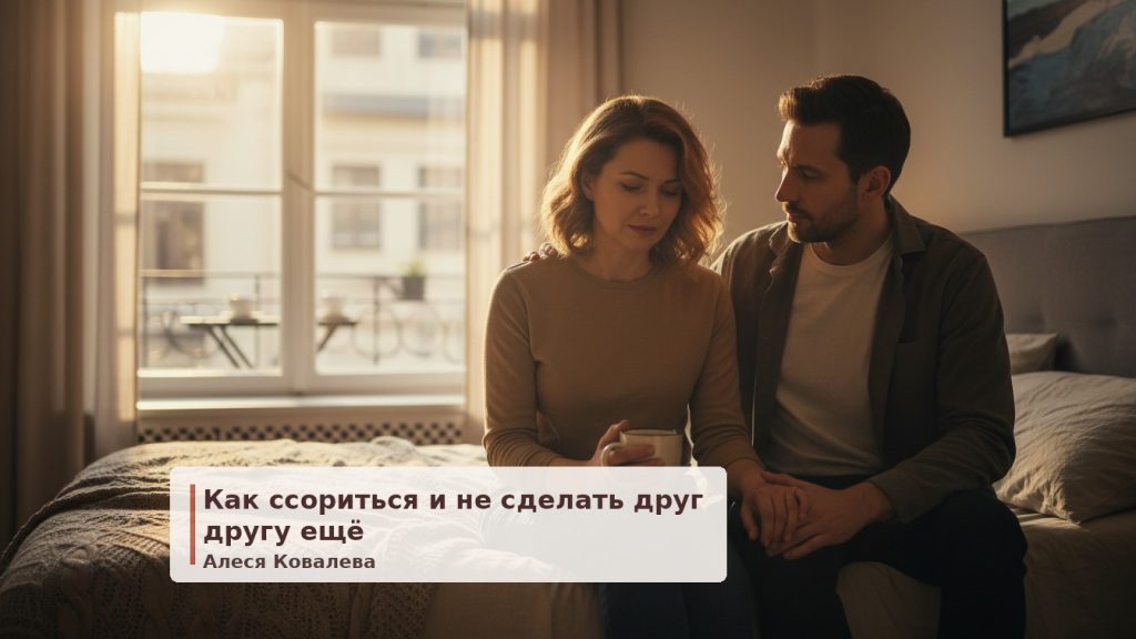 Когда слова ранят: как ссориться и не терять близость