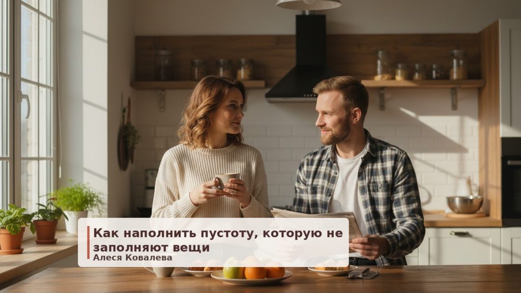 Внутри пусто: почему вещи не приносят радости и как вернуть близость