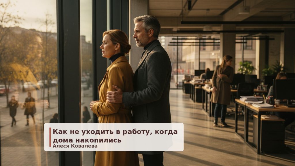 Побег в работу: как перестать прятаться от обид и начать говорить с близкими