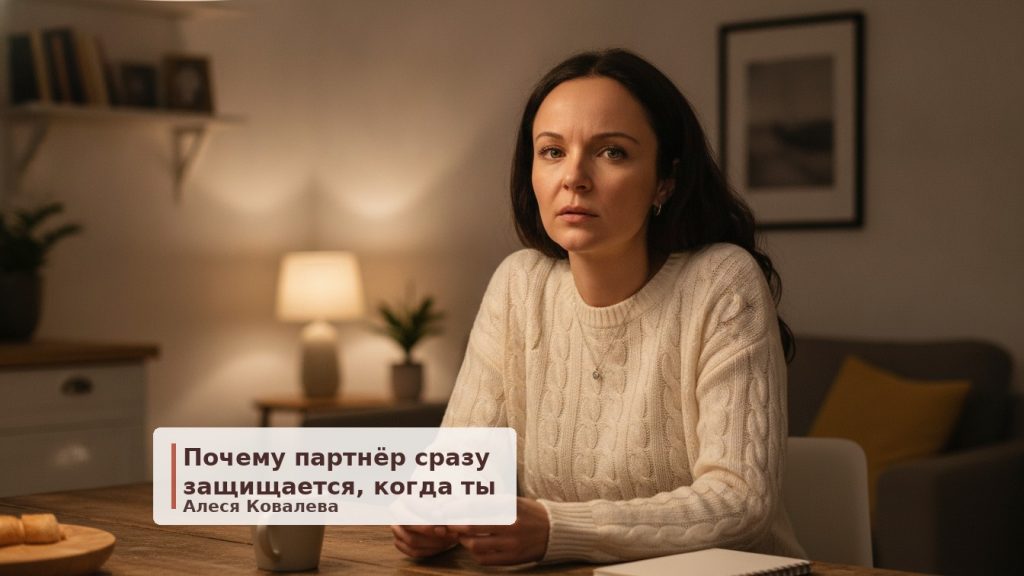 Защита вместо близости: почему любое обсуждение проблем превращается в ссору